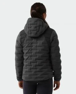 Stio Women's Skillet Stretch Down Hooded Jacket 40 Stio Women's Skillet Stretch Down Hooded Jacket -STIO Sales W Skillet Stretch Down Hooded Jacket Boundary Black 4