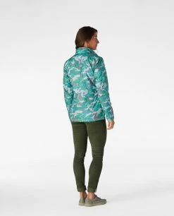 Stio Women's Skycrest Insulated Snap Shirt -STIO Sales W Skycrest Conifer Camo 6 7abd49c5 30ab 4592 a832 6a80b5ef70d6