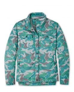 Stio Women's Skycrest Insulated Snap Shirt -STIO Sales W Skycrest Snap Shirt Conifer Camo fe09bfa4 c465 4a73 8b90 ca2c7d1e4a0d