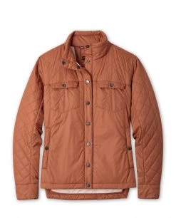 Stio Women's Skycrest Insulated Snap Shirt -STIO Sales W Skycrest Snap Shirt Maple Brown
