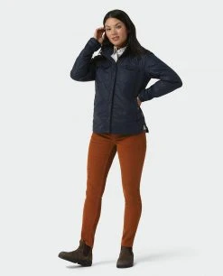 Stio Women's Skycrest Insulated Snap Shirt -STIO Sales W Skycrest Snap Shirt Mulberry 4