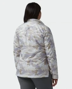 Stio Women's Skycrest Insulated Snap Shirt -STIO Sales W Skycrest Snap Shirt Powder Fox Camo Alt 3