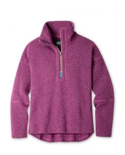 Stio Women's Sweetwater Fleece Half Zip -STIO Sales W Sweetwater Fleece Half Zip Backyard Berry