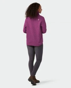 Stio Women's Sweetwater Fleece Half Zip -STIO Sales W Sweetwater Fleece Half Zip Backyard Berry 5