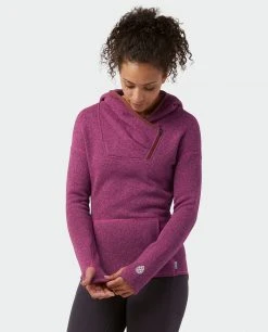 Stio Women's Sweetwater Fleece Hoodie -STIO Sales W Sweetwater Fleece Hoodie Backyard Berry 3