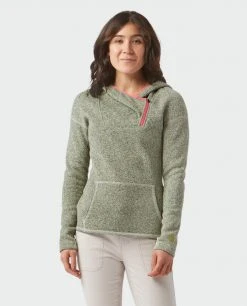 Stio Women's Sweetwater Fleece Hoodie -STIO Sales W Sweetwater Hoodie Honey Dew 3 Top