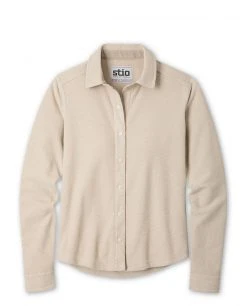 Stio Women's Thermop Fleece Snap Shirt 31 Stio Women's Thermop Fleece Snap Shirt -STIO Sales W Thermop Fleece Snap Shirt Pebble