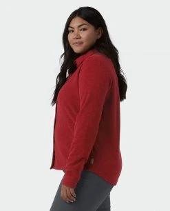 Stio Women's Thermop Fleece Snap Shirt 44 Stio Women's Thermop Fleece Snap Shirt -STIO Sales W Thermop Roasted Beet Alt 2