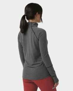 Stio Women's Tipton Tech Half Zip -STIO Sales W Tipton Tech Half Zip Boundary Black Heather 3