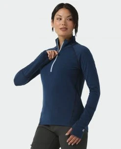 Stio Women's Tipton Tech Half Zip -STIO Sales W Tipton Tech Half Zip Mulberry Heather 2