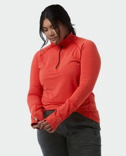 Stio Women's Tipton Tech Half Zip -STIO Sales W Tipton Tech Half Zip Risk Red Alt 3
