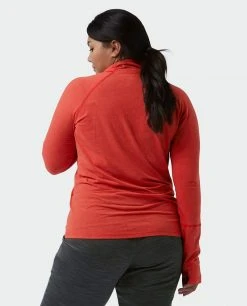 Stio Women's Tipton Tech Half Zip -STIO Sales W Tipton Tech Half Zip Risk Red Alt 4