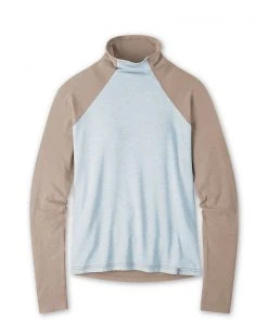 Stio Women's Tipton Tech Turtleneck -STIO Sales W Tipton Tech Turtle Neck Rodeo Dust Wind River Blue