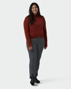 Stio Women's Tipton Tech Turtleneck -STIO Sales W Tipton Turtle Neck Roasted Beet Heather Alt 5
