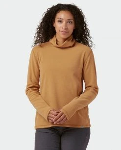 Stio Women's Turpin Fleece Funnel Neck -STIO Sales W Turpin Fleece Funnel Neck Bourbon Heather 1