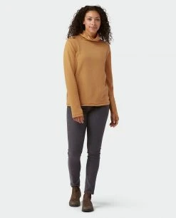 Stio Women's Turpin Fleece Funnel Neck -STIO Sales W Turpin Fleece Funnel Neck Bourbon Heather 5