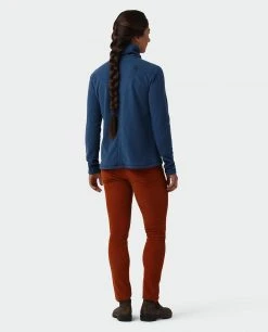 Stio Women's Turpin Fleece Funnel Neck -STIO Sales W Turpin Fleece Funnel Neck Navy Peony Heather 4