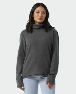 Stio Women's Turpin Fleece Funnel Neck -STIO Sales W Turpin Fleece Funnel Neck Tap Shoe Heather 1