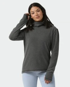 Stio Women's Turpin Fleece Funnel Neck -STIO Sales W Turpin Fleece Funnel Neck Tap Shoe Heather 2