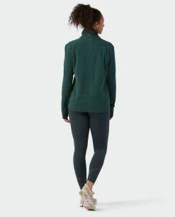 Stio Women's Turpin Fleece Funnel Neck -STIO Sales W Turpin Fleece Funnel Neck Treeline Green Heather 6