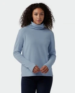 Stio Women's Turpin Fleece Funnel Neck -STIO Sales W Turpin Fleece Funnel Neck Wind River Blue Heather 1