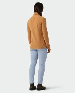 Stio Women's Turpin Fleece Half Zip -STIO Sales W Turpin Fleece Half Zip Bourbon Heather 4