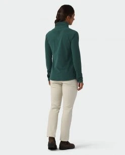 Stio Women's Turpin Fleece Half Zip -STIO Sales W Turpin Fleece Half Zip Treeline Green Heather 4