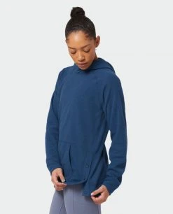 Stio Women's Turpin Fleece Hooded Pullover -STIO Sales W Turpin Fleece Hooded Pullover Navy Peony Heather 5 Top
