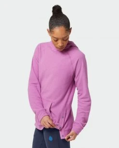 Stio Women's Turpin Fleece Hooded Pullover -STIO Sales W Turpin Fleece Hooded Pullover Ripe Berry Heather 5 Top