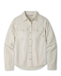 Stio Women's Willow Midweight Flannel Shirt -STIO Sales W Willow Midweight Flannel Shirt Bone White Heather