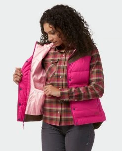 Stio Women's Woodson Down Vest -STIO Sales W Woodson Down Vest Backyard Berry 2